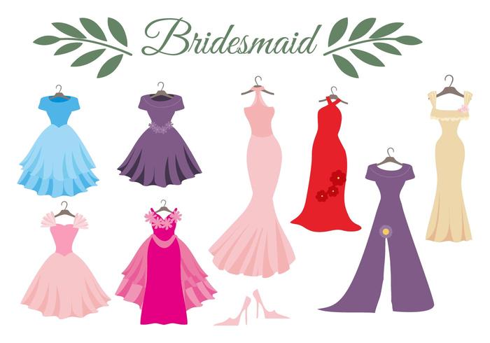 Free Wedding Dress Bridesmaid Vector 700x490 Free Wedding Dress Bridesmaid Vector