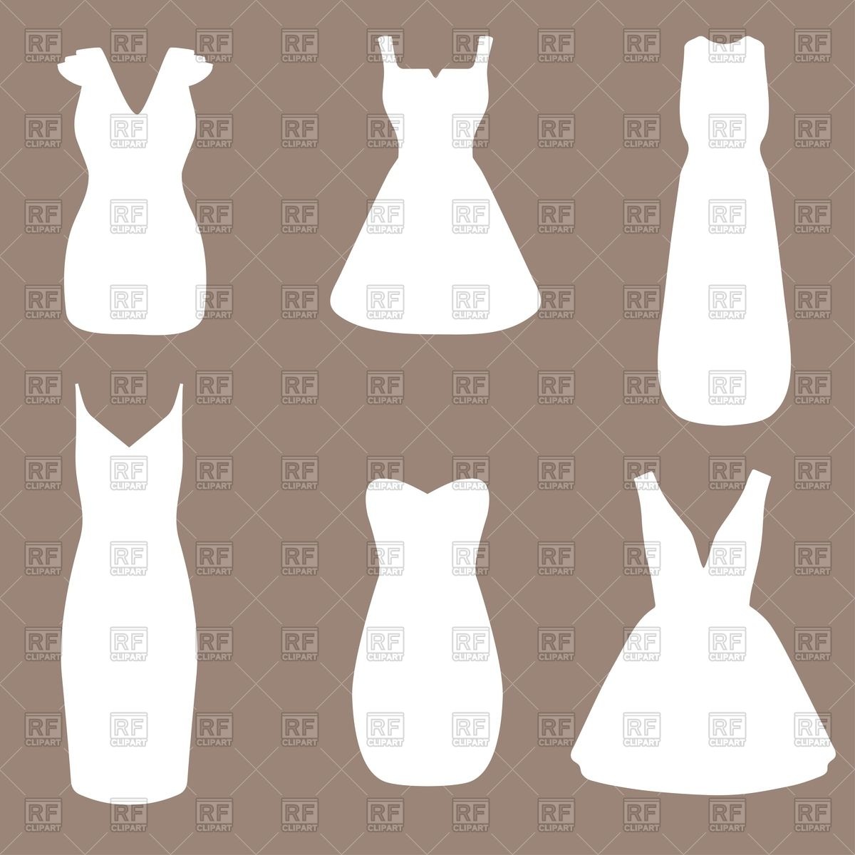 Silhouettes Of White Wedding Dresses Vector Image Of Beauty 1200x1200 Silhouettes Of White Wedding Dresses Vector Image Of Beauty