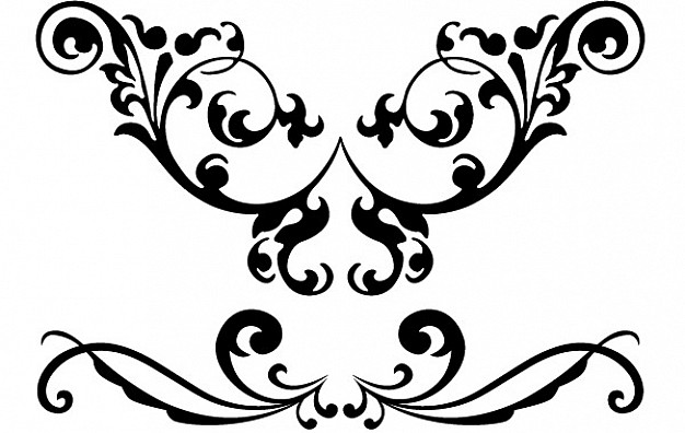 626x396 Simple Flourish Vector Free Download Images