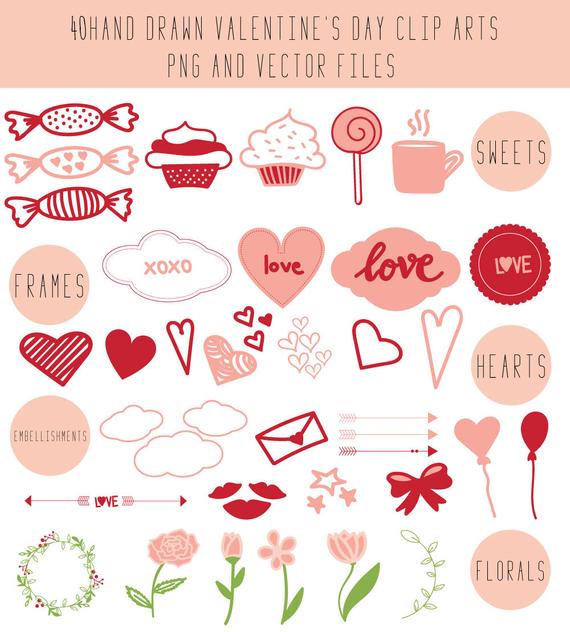 570x632 Love Clip Art Love Vector Wedding Clip Art Greenery Etsy