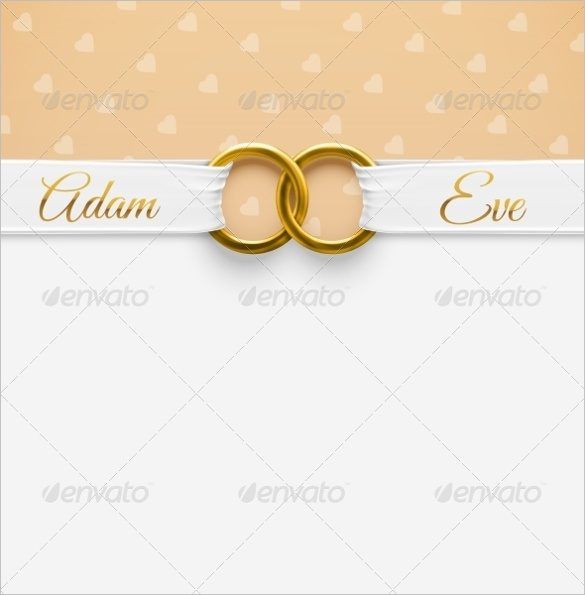 Wedding Invitation Background Vector
