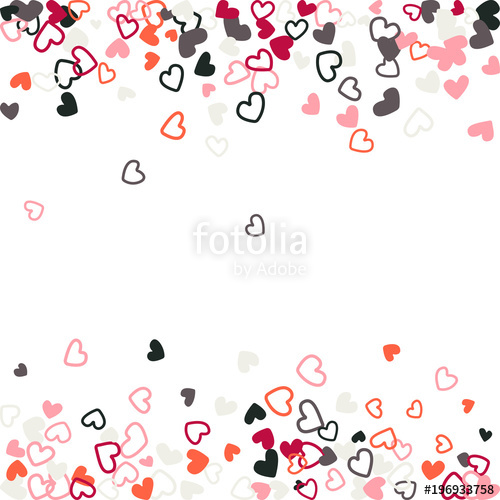 Red Grey Wedding Invitation Template Border Vector Flying Hearts 500x500 Red Grey Wedding Invitation Template Border Vector Flying Hearts