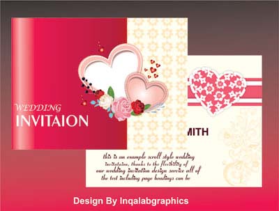 400x303 Wedding Invitation Vector