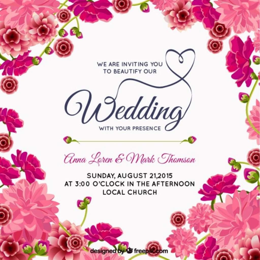 1024x1024 Pretty Picture Of Wedding Invitations Templates Free Download
