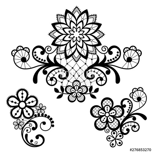 Download Wedding Lace Vector at Vectorified.com | Collection of ...