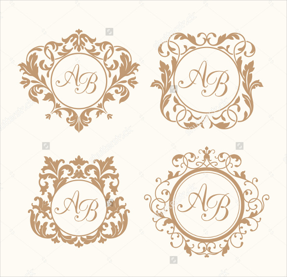 585x566 Wedding Logo Template Free Illustrator Format