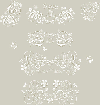 352x368 Free Vectors Wedding Ornaments Free Vector Download