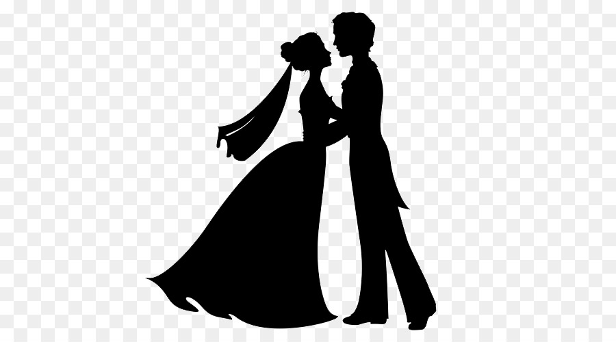 Wedding Party Silhouette Vector At Vectorified Com Collection Of