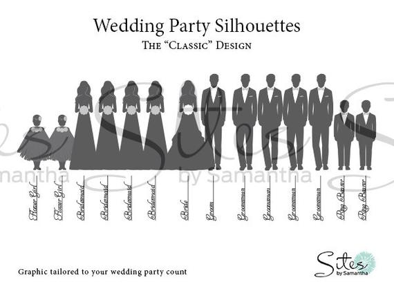 Pictures Of Bridal Party Silhouette Vector 570x428 Pictures Of Bridal Party Silhouette Vector