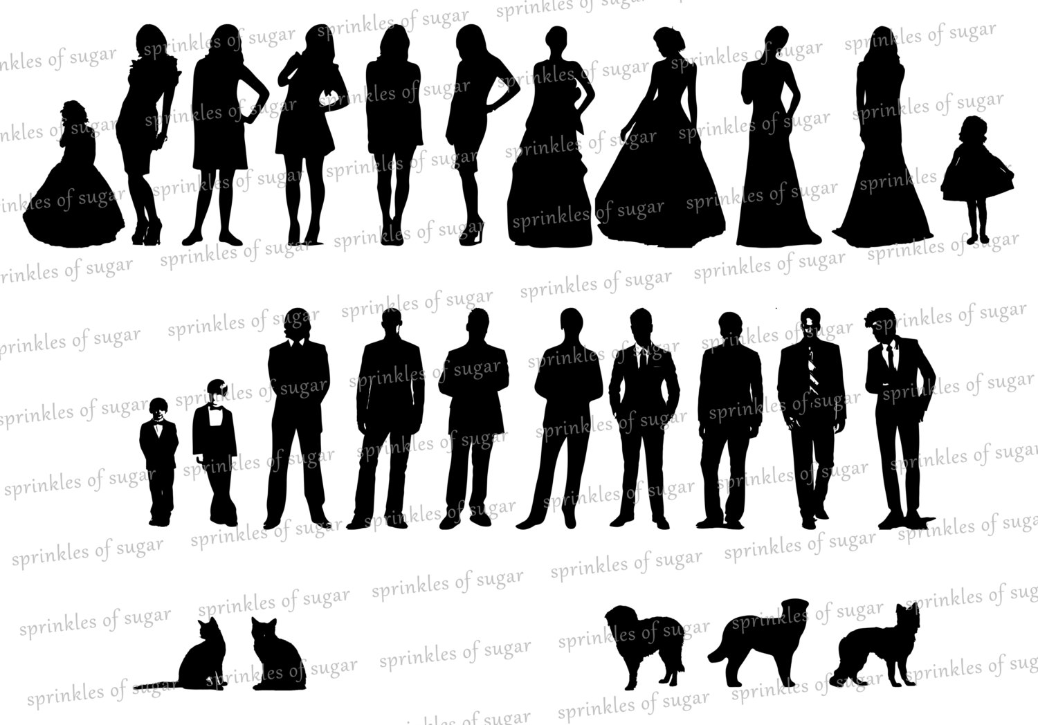 Bridesmaid Silhouette Clip Art 1500x1048 Bridesmaid Silhouette Clip Art