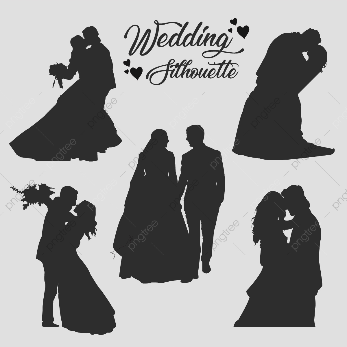 Wedding Silhouette Template, Template, Ceremony, Decoration Png 1200x1200 Wedding Silhouette Template, Template, Ceremony, Decoration Png