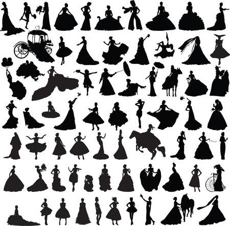 Free Wedding Party Silhouette Clip Art 450x442 Free Wedding Party Silhouette Clip Art
