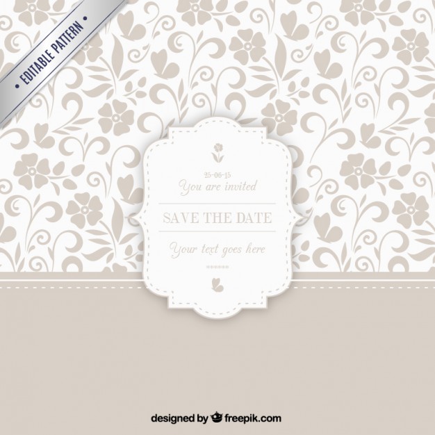 Ornamental Pattern With Wedding Badge Vector Premium Download 626x626 Ornamental Pattern With Wedding Badge Vector Premium Download