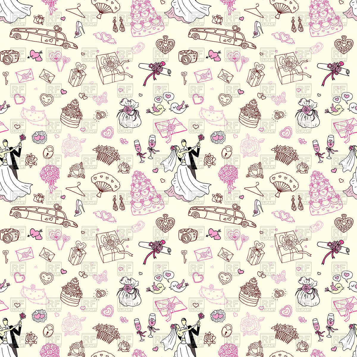 Seamless Wedding Pattern 1200x1200 Seamless Wedding Pattern