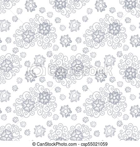 Wedding Floral Seamless Pattern Vector Romantic Background 450x470 Wedding Floral Seamless Pattern Vector Romantic Background