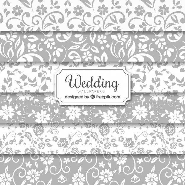Wedding Seamless Backgrounds Collection Vector Free Download 626x626 Wedding Seamless Backgrounds Collection Vector Free Download