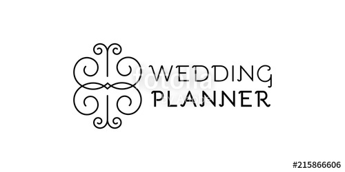 Wedding Planner Logo Flourish Symbol Abstract Element 500x250 Wedding Planner Logo Flourish Symbol Abstract Element