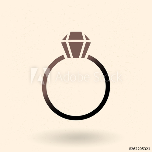 Wedding Ring Silhouette Vector at Vectorified.com | Collection of