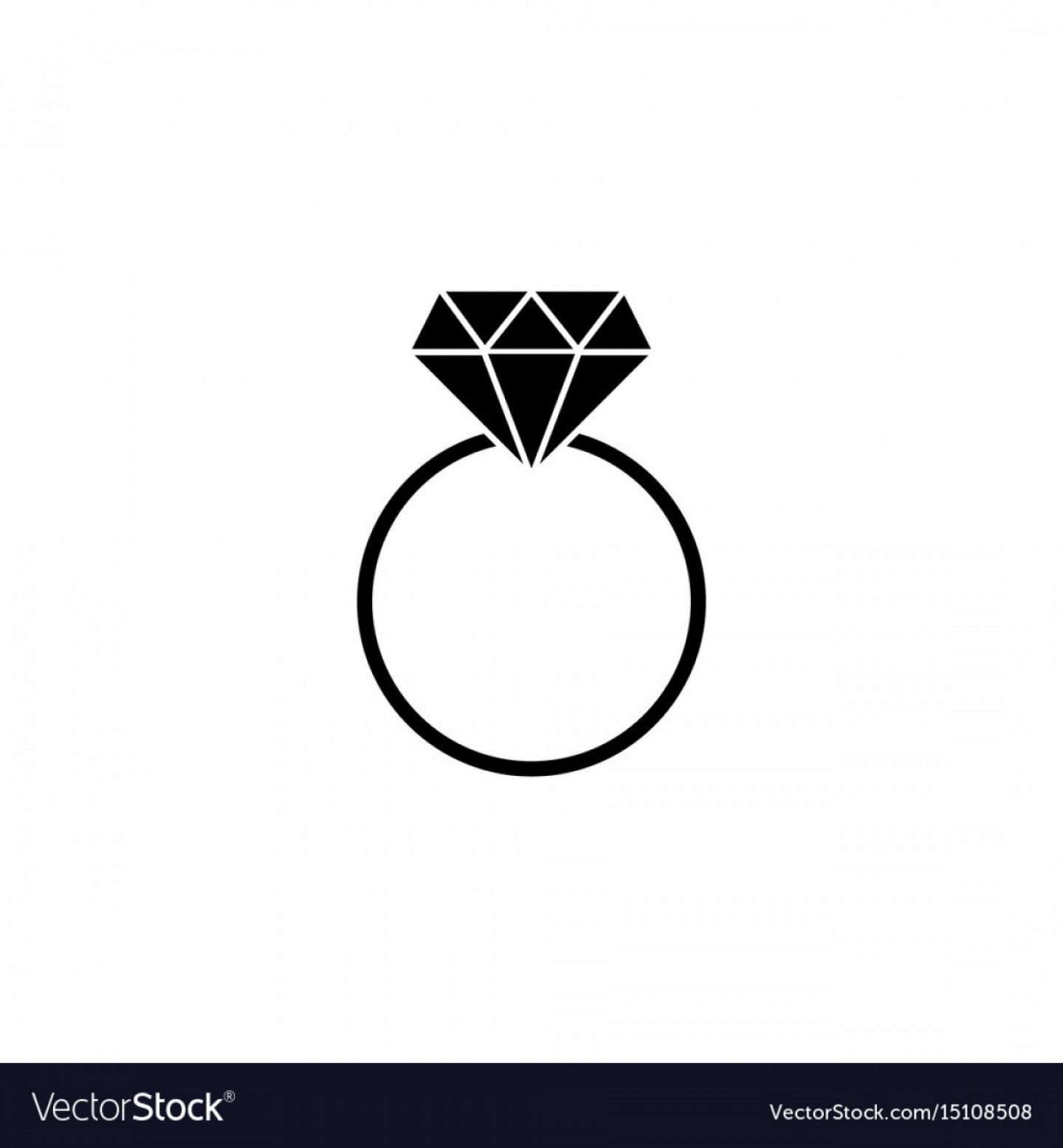 1440x1555 Wedding Diamond Ring Solid Icon Engagement Ring Vector Savoyuptown