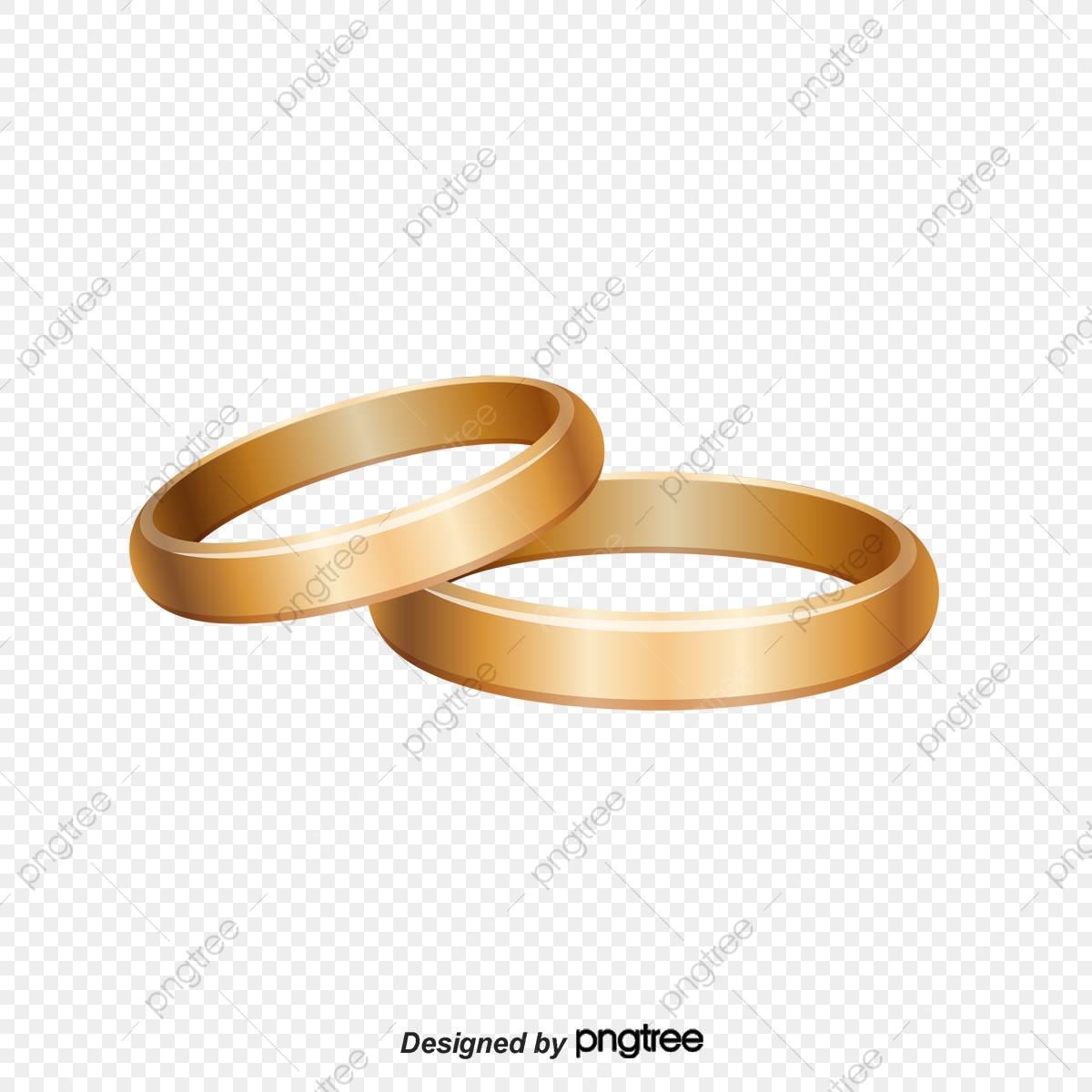 1200x1200 Golden Wedding Ring Vector, Wedding Clipart, Golden Wedding Ring