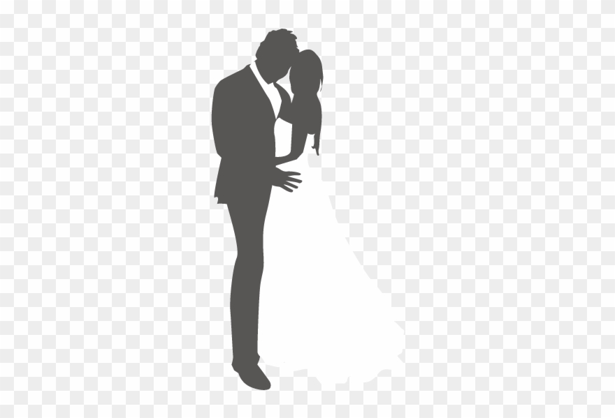 880x599 Wedding Silhouette Vector At Getdrawings