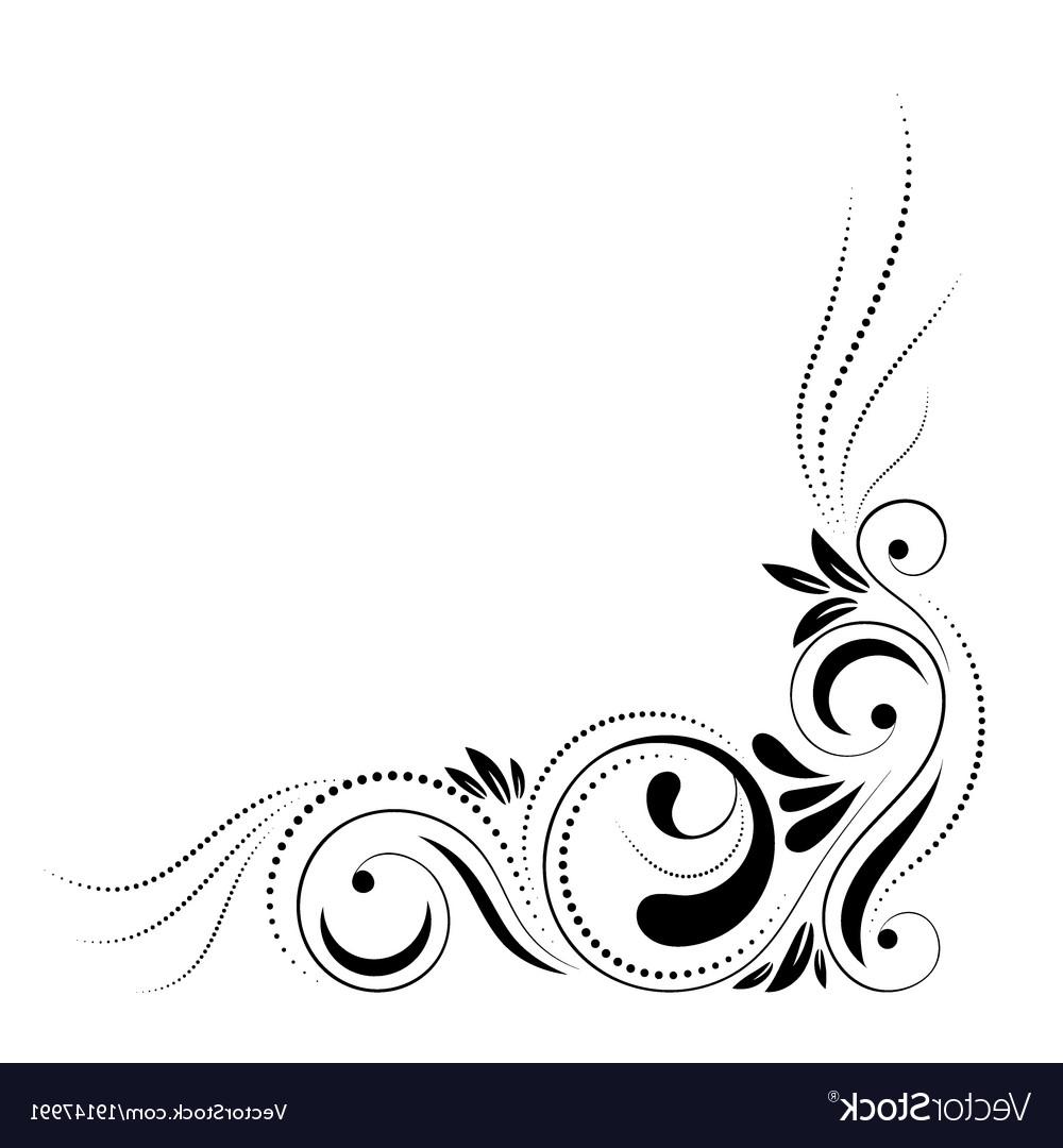 Hd Simple Corner Swirls Vector Design Free Vector Art, Images 1000x1080 Hd Simple Corner Swirls Vector Design Free Vector Art, Images
