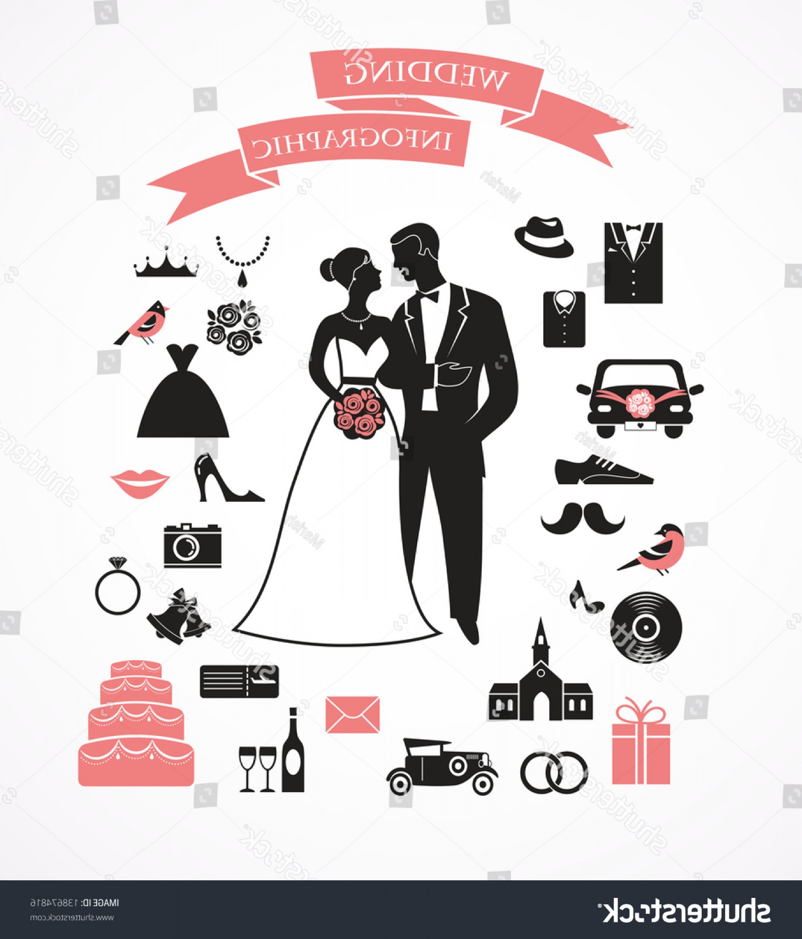 1640x1920 Wedding Vector Set Graphic Elements Handandbeak