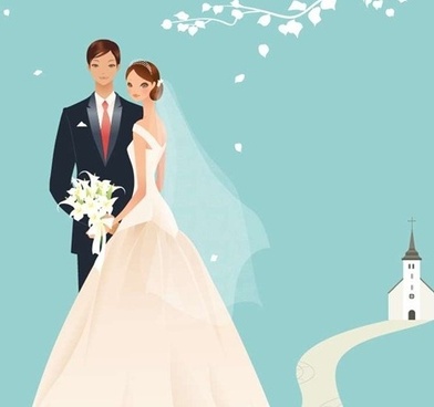 392x368 Wedding Free Vector Download