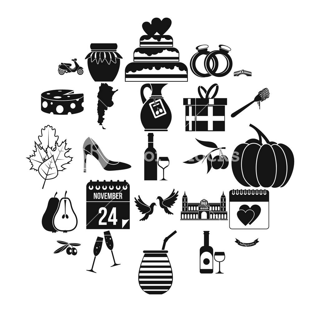 Wedding Icons Set Simple Set Of Wedding Vector Icons For Web 1000x1000 Wedding Icons Set Simple Set Of Wedding Vector Icons For Web