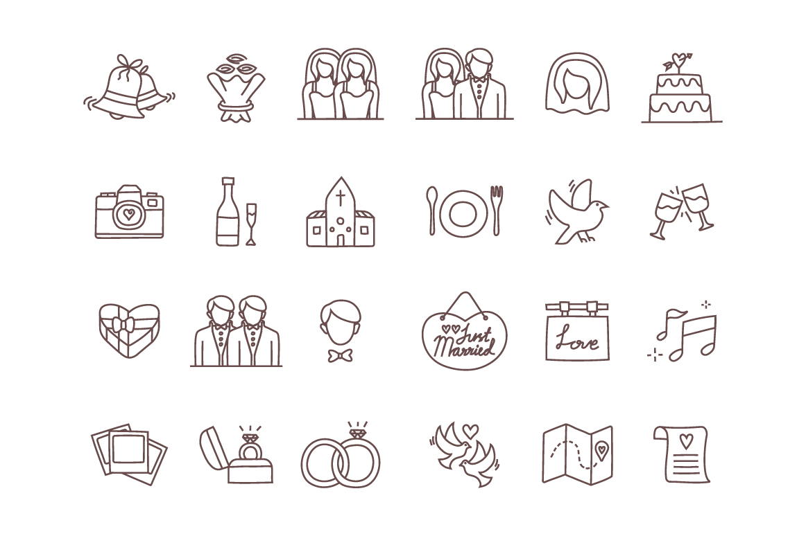 Free Vector Wedding Icons Free Design Resources 1162x774 Free Vector Wedding Icons Free Design Resources