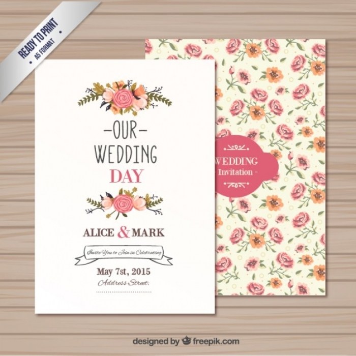 700x700 Great Wedding Invitation Templates Free Download Gallery