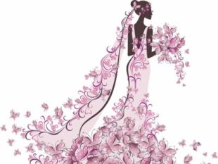 310x233 Set Of Romantic Wedding Vector Background Free Vectors Ui