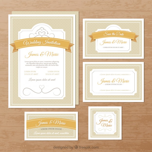 626x626 Wedding Invitation Vector Templates Free Download Invitation