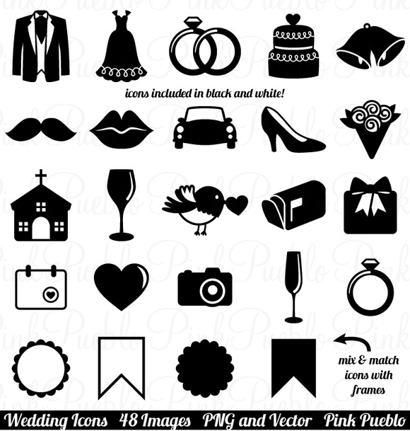 580x609 Wedding Vector Icon