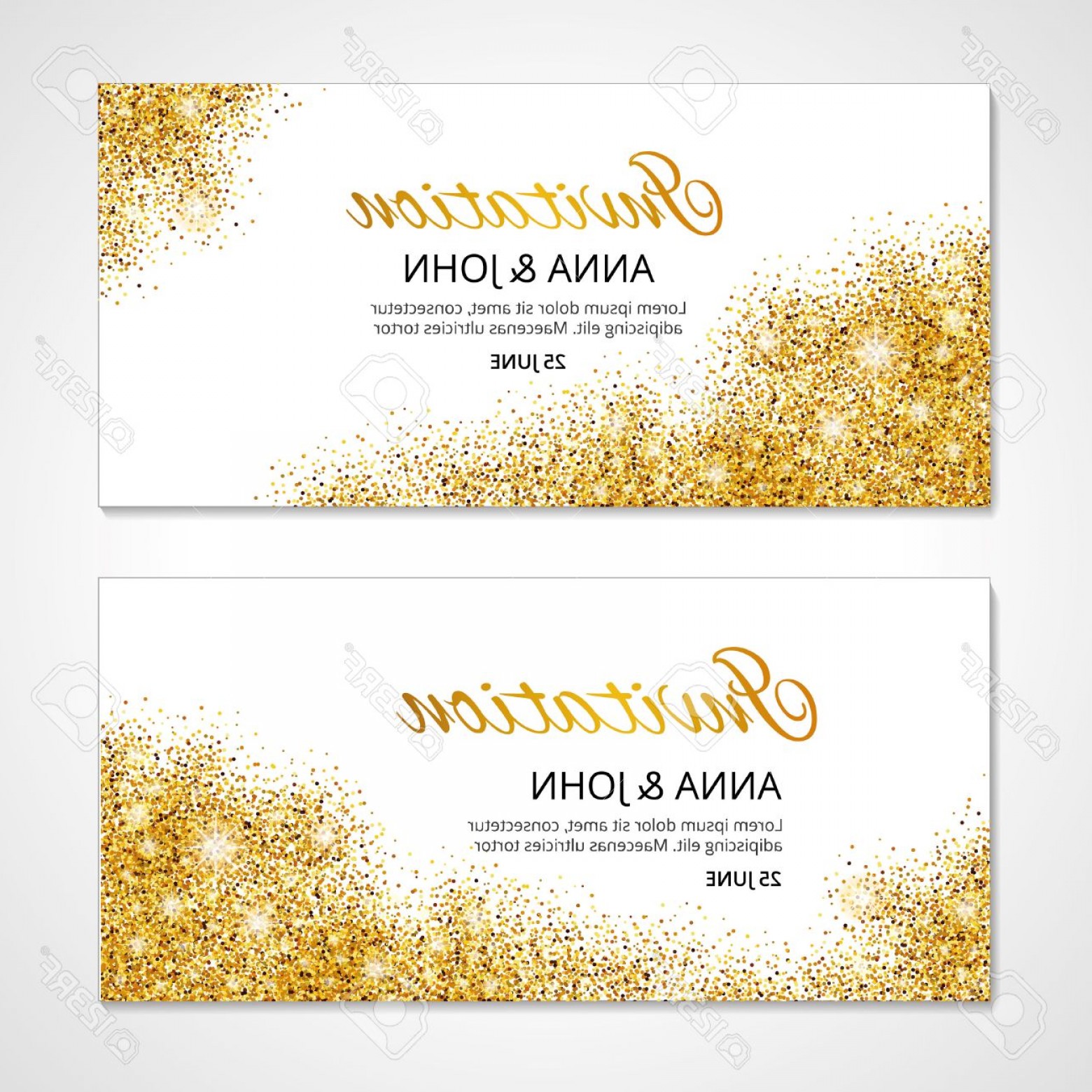 1560x1560 Photostock Vector Gold Wedding Invitation For Wedding Background