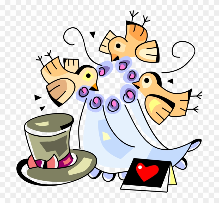 Vector Illustration Of Wedding Bride's Bridal Veil 840x780 Vector Illustration Of Wedding Bride's Bridal Veil