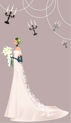 Beautiful Wedding Veil Bride Vector Material Free Download Web 294x510 Beautiful Wedding Veil Bride Vector Material Free Download Web