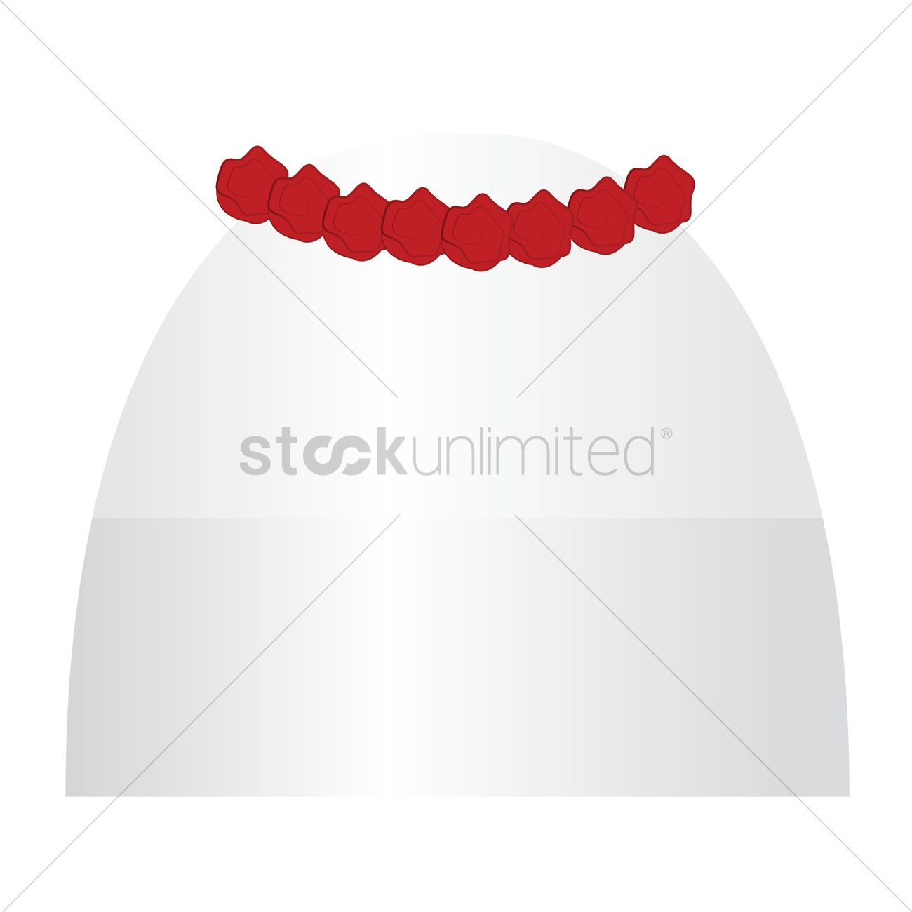 Wedding Veil Vector Image 1300x1300 Wedding Veil Vector Image