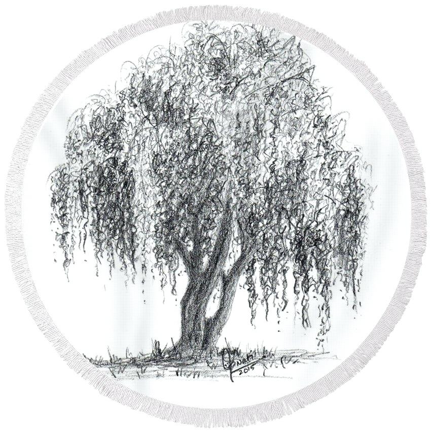Weeping Willow Tree Drawing 850x850 Weeping Willow Tree Drawing