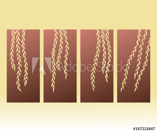 Laser Cut Panel Weeping Willow Vector 500x423 Laser Cut Panel Weeping Willow Vector