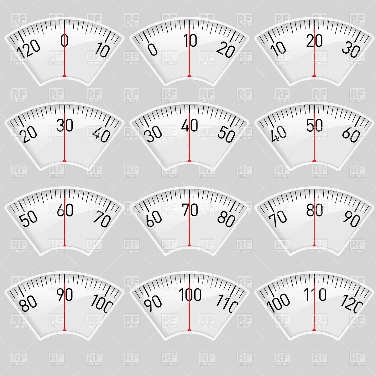 1200x1200 Scale Of Weighing Machine Or Scales Vector Image Of Technology
