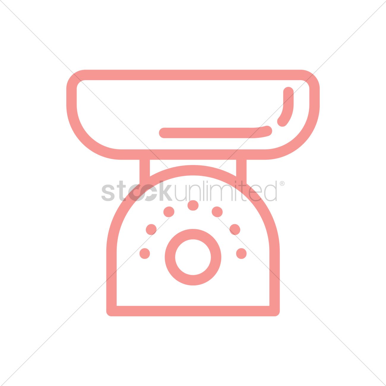 1300x1300 Weighing Scale Vector Image