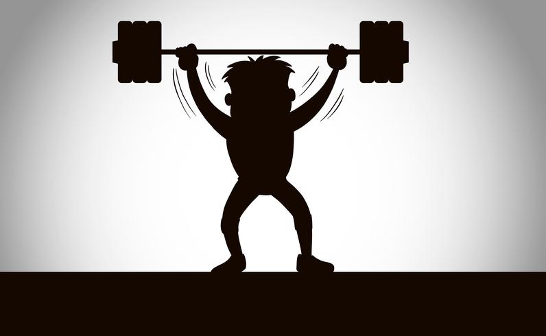 Weight Lifter Vector