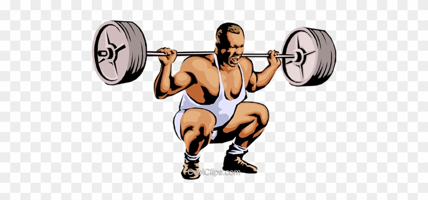 840x394 Weight Lifter Royalty Free Vector Clip Art Illustration