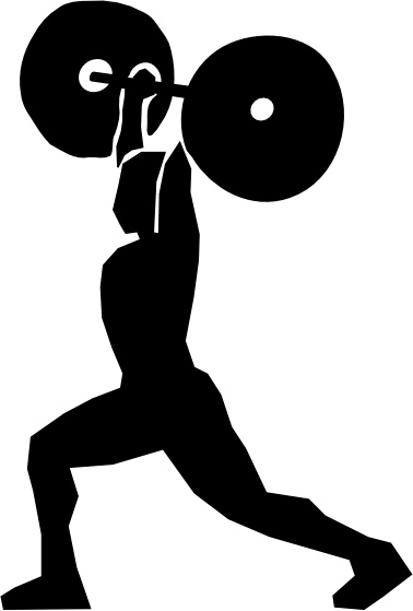378x559 Weight Lifting Clip Art Free Vector In Open Office Drawing