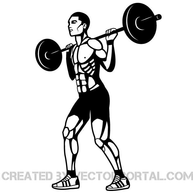660x660 Weightlifter Vector Graphics Free Vectors Ui Download