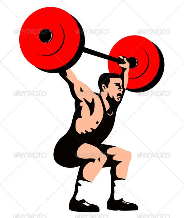 590x700 Vectors Retro Vector, Weight Lifting
