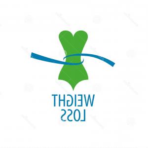 300x300 Photostock Vector Women Weight Loss Success Fat And Slim Woman