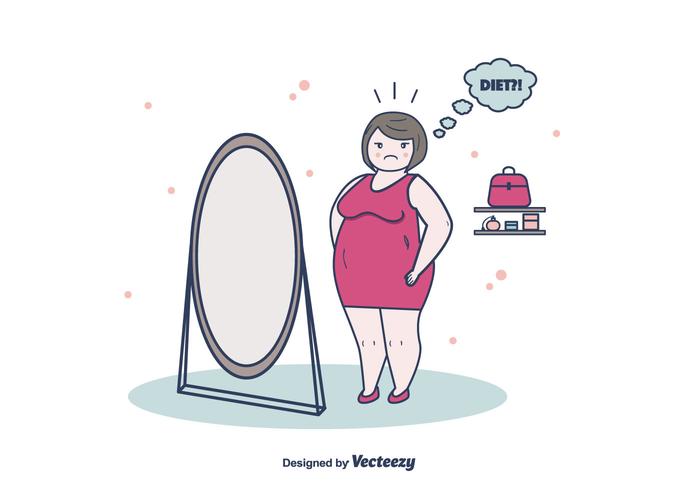 700x490 Weight Loss Woman Vector