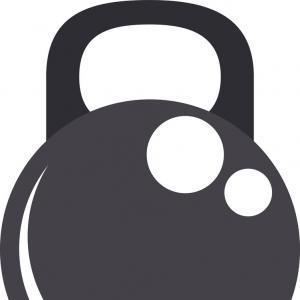 300x300 Golden Kettlebell Weight Vector Clipart Soidergi